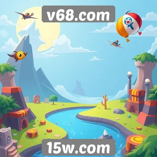 v68.com amplia catálogo de jogos online